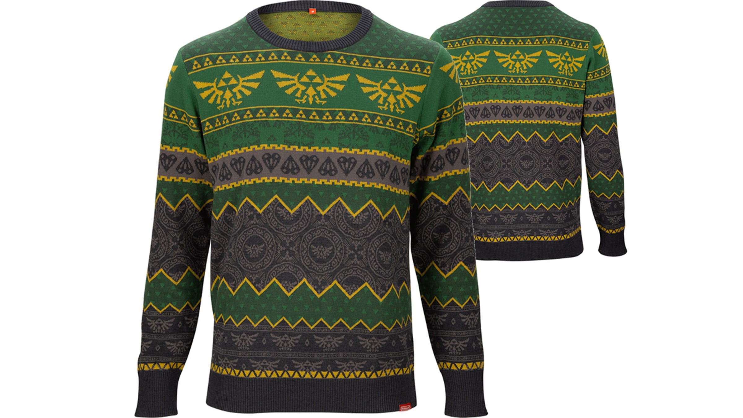 Nintendo christmas sweater discount